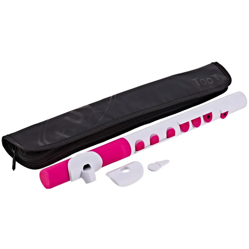 Rea Nuvo TooT 2.0 Plastic Children's Flute (White/Pink)